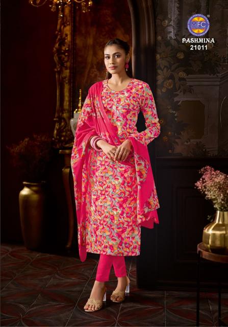 Mfc pashmina vol 21 cotton dress material wholesale shop